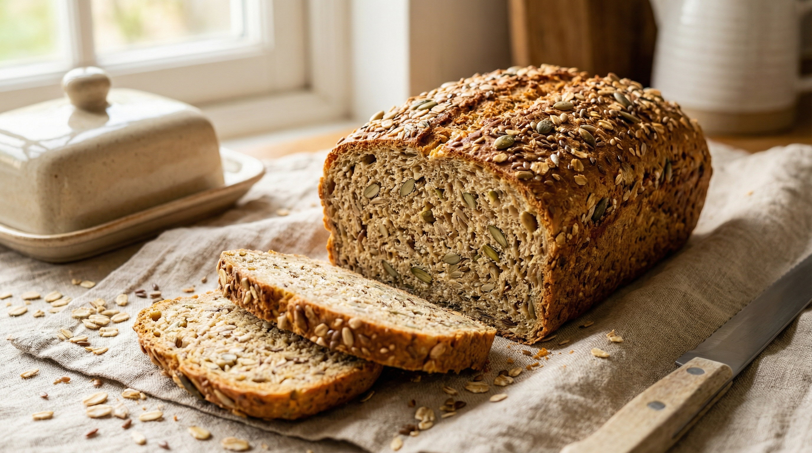 High-Protein Oat Loaf